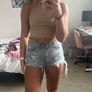Jean shorts